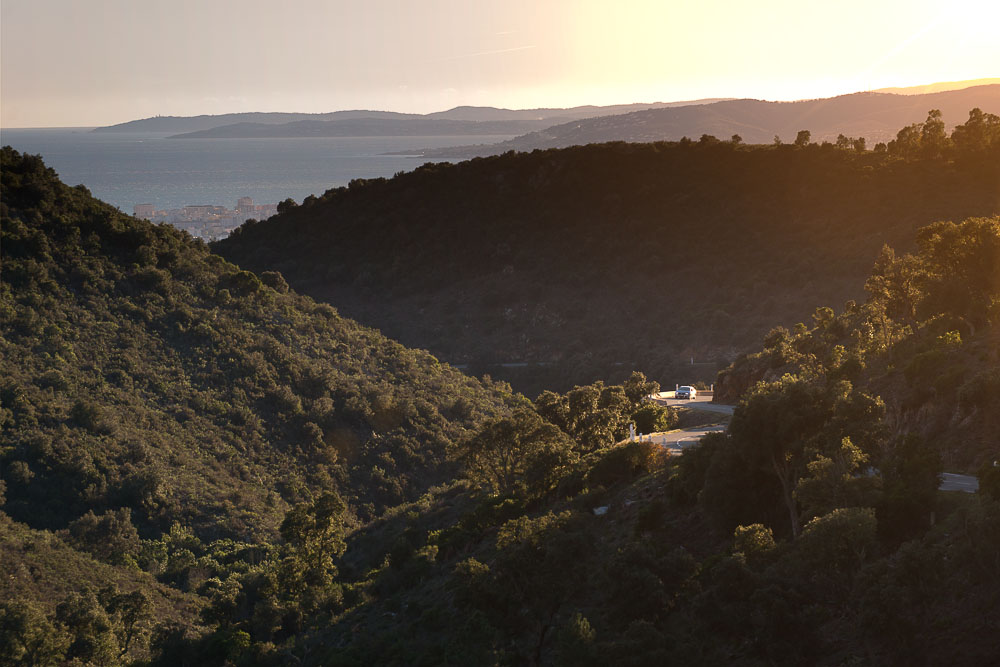 Car in Valley