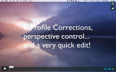 Lightroom Tutorial 6: Lens Corrections & Perspective Control