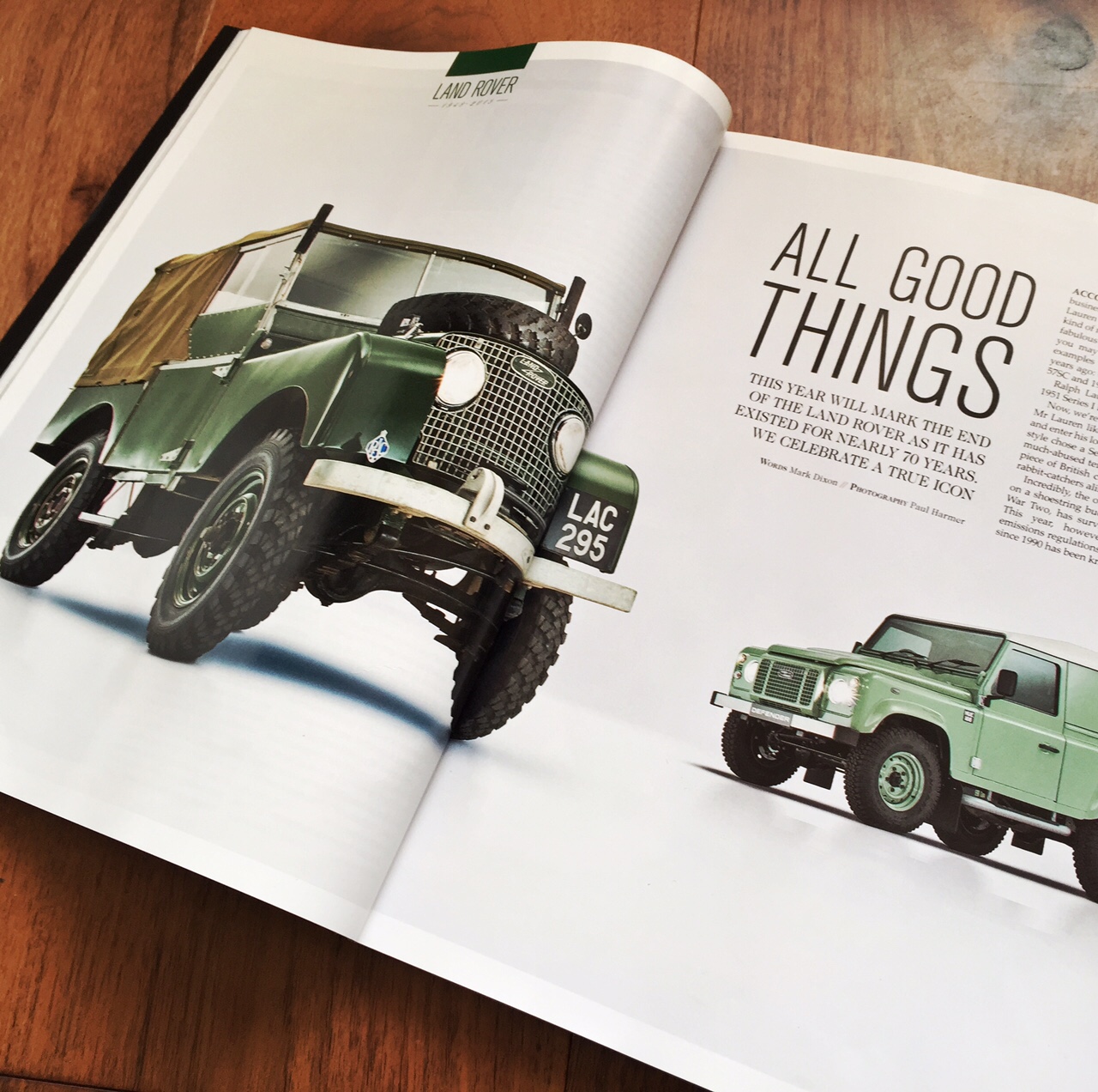 Octane Magazine Land Rover Defender Feature